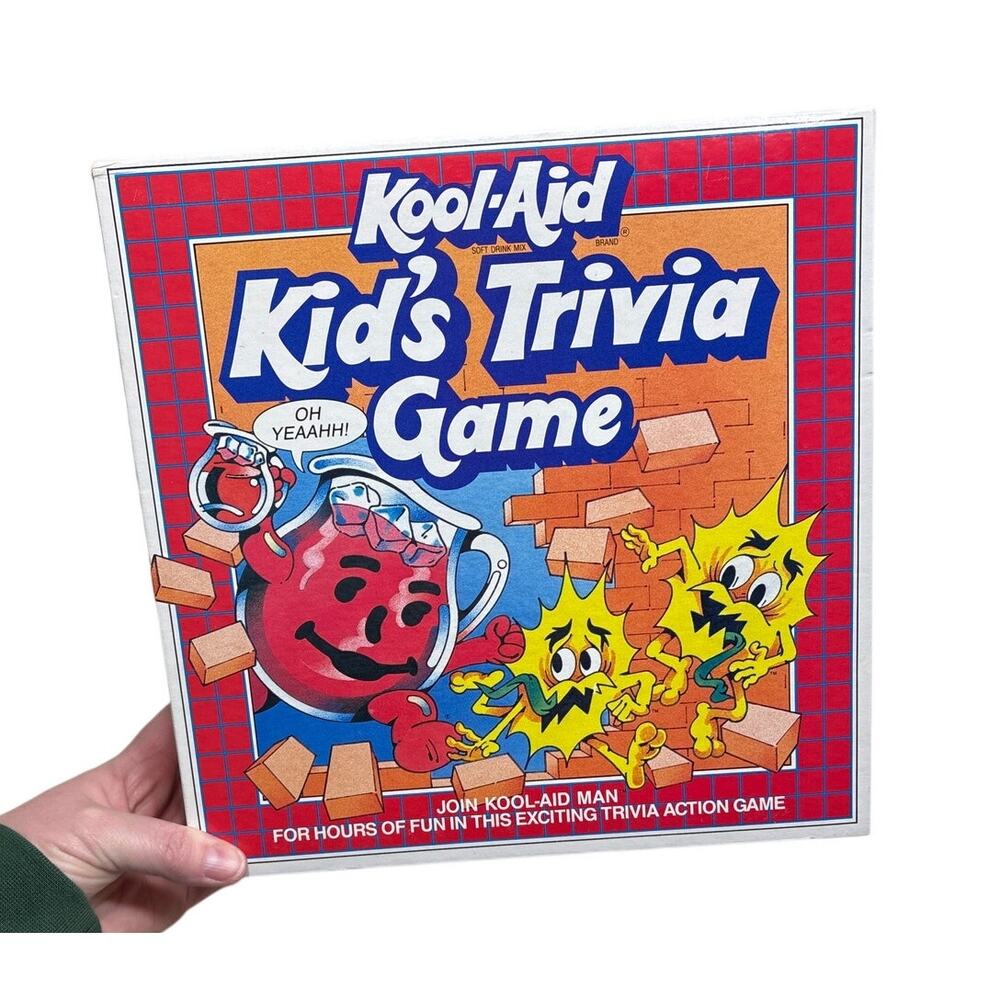 Vintage Kool Aid Kids Trivia Game 1985 NOS Sealed Pieces Complete